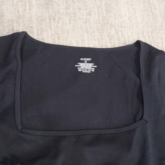 Tummy Control Shapewear Black Square Neck Top - Picture 7 of 11